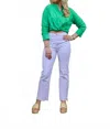 Risen Whitney High Rise Straight Jeans In White In White