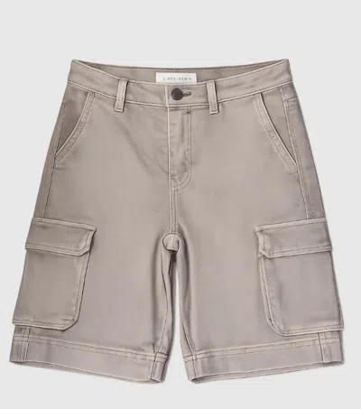 Risen Women's Charlie High Rise Cargo Bermuda In Taupe In Gray