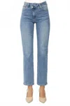 Risen Women's Kass Crossover Jeans In Blue In Blue