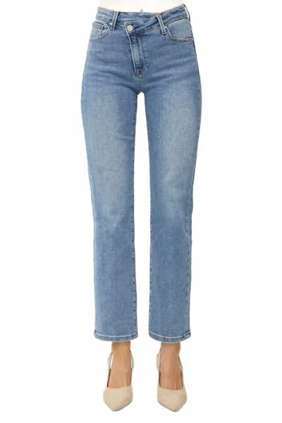 Risen Women's Kass Crossover Jeans In Blue