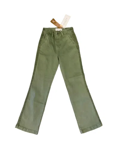 Risen Women's Trouser Jean In Olive In Green