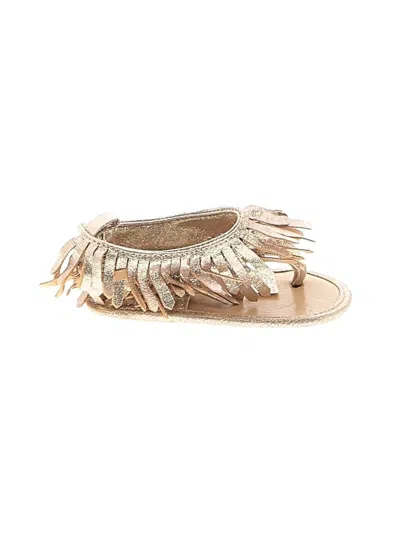 Pre-owned Rising Star Babies' Sandals In Gold