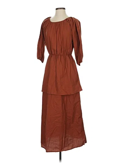 Pre-owned Rita Row Casual Dress In Brown