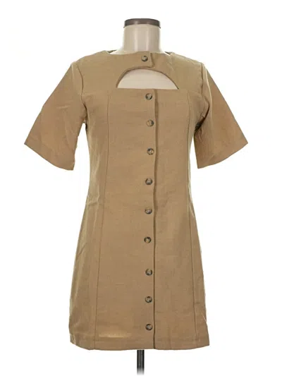 Pre-owned Rita Row Casual Dress In Tan