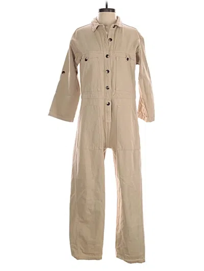 Pre-owned Rita Row Jumpsuit In Tan