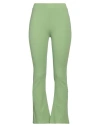 RITA ROW RITA ROW WOMAN PANTS LIGHT GREEN SIZE S COTTON, ELASTANE