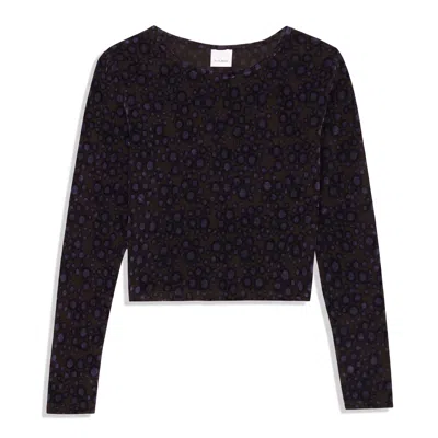 Rita Row Women's Black Tana Top In Purple