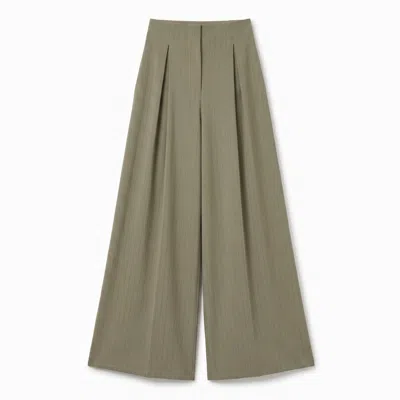 Rita Row Women's Green Siena Pants - Khaki Stripes In Brown