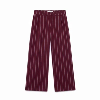 Rita Row Women's Pink / Purple Muga Pants - Maroon