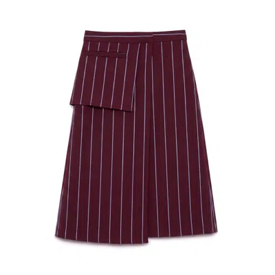 Rita Row Women's Purple Agnos Skirt - Maroon