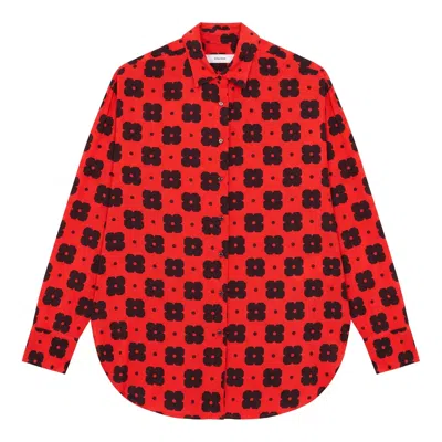 Rita Row Women's Red Rimi Shirt - Print