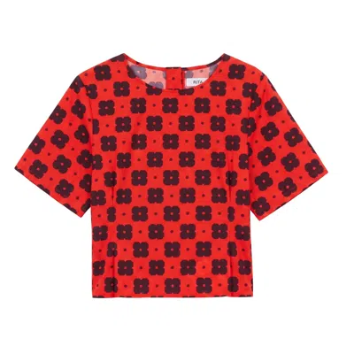 Rita Row Women's Red Vero Shirt - Print