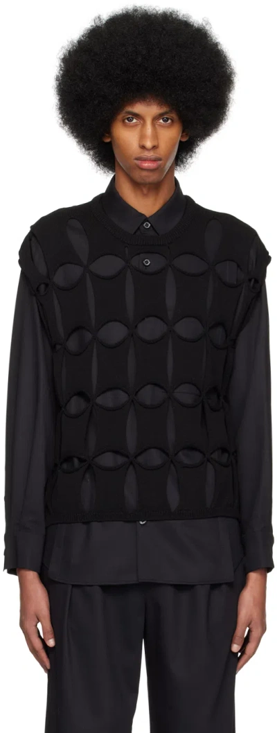 Rito Structure Black Cutout Tank Top