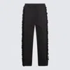 Ritos Black Cotton Pants In Multicolor