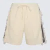 Ritos Cream Cotton Shorts