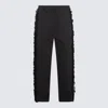 Ritos Black Cotton Pants In Multicolor