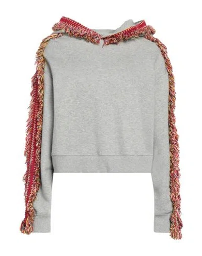 Ritos Woman Sweatshirt Light Grey Size M Cotton