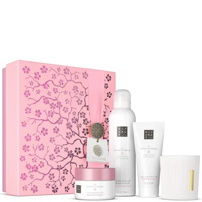 Rituals The Ritual Of Sakura Cherry Blossom & Rice Milk Medium Bath And Body Gift Set (worth £49.50) In White