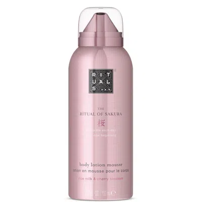 Rituals The Ritual Of Sakura Floral Blossom And Rice Milk Body Lotion Mousse 150ml In White