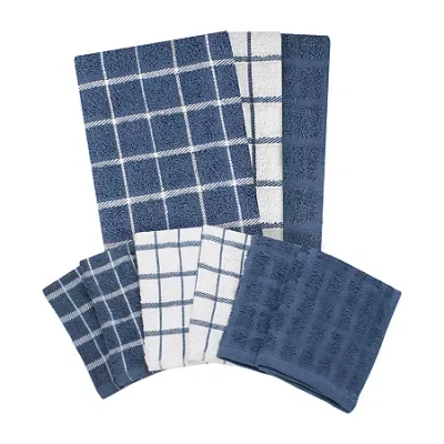 Ritz 9-pc. Kitchen Towel + Dish Cloth Set In Blue