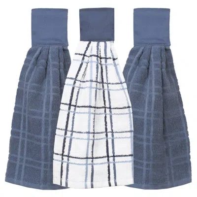 Ritz Cotton Tea Towel In Federal Blue