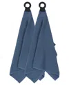Ritz Hook And Hang Woven Kitchen Towel, Set Of 2 In Federal Blue