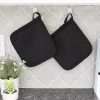 Ritz Pocket Mitt 2-pc. Pot Holder Set In Black