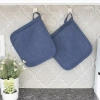 Ritz Pocket Mitt 2-pc. Pot Holder Set In Blue