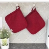 Ritz Pocket Mitt 2-pc. Pot Holder Set In Red