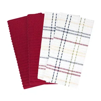 Ritz Royale 4-pc. Kitchen Towel Set In Red