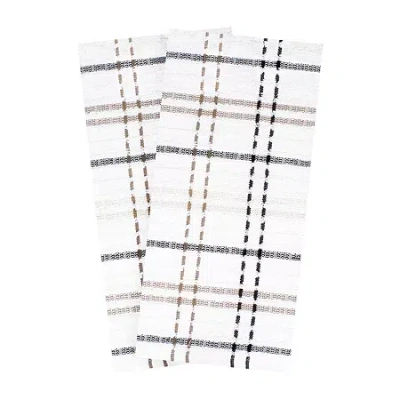 Ritz Royale Check 2-pc. Kitchen Towel Set In Yellow