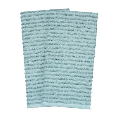 Ritz Royale Solid 2-pc. Kitchen Towel Set In Green