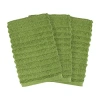 Ritz Royale Solid 3-pc. Dish Cloth Set In Green