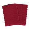 Ritz Royale Solid 3-pc. Dish Cloth Set In Red