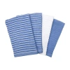 Ritz Stripe 4-pc. Bar Mop Set In Blue