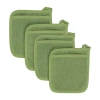 Ritz Terry Cloth 4-pc. Pocket Mitt Holder Set In Green
