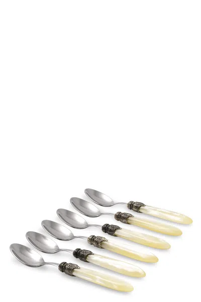 Rivadossi 'laura' Coffee 6 Teaspoons Set In White