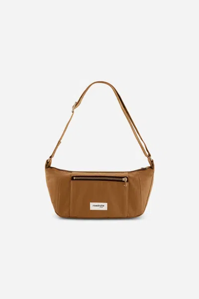 Rivedroite Paris Women's Charlot Micro Waxed Canvas Handbag In Hazelnut In Multi