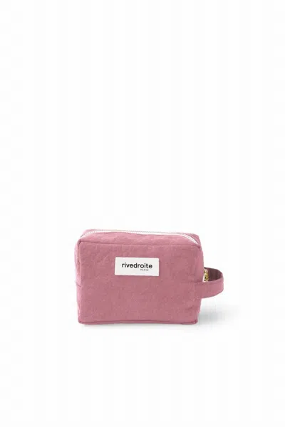 Rivedroite Paris Women's Tournelles Cosmetic Bag In Rose Pink