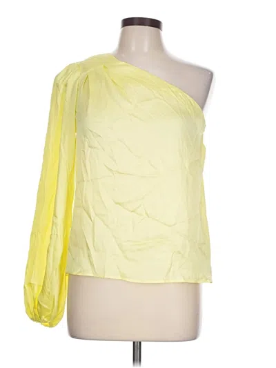 Pre-owned River Island 3/4 Sleeve Blouse In Yellow