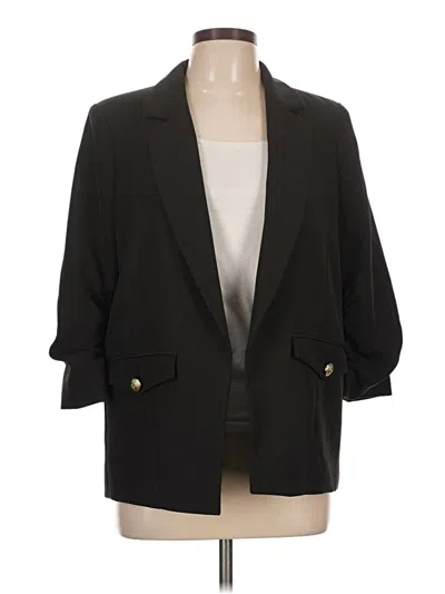 Pre-owned River Island Blazer Jacket In Black