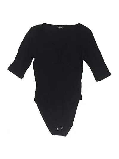 Pre-owned River Island Bodysuit In Black