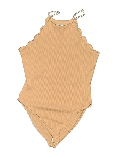 Pre-owned River Island Bodysuit In Brown