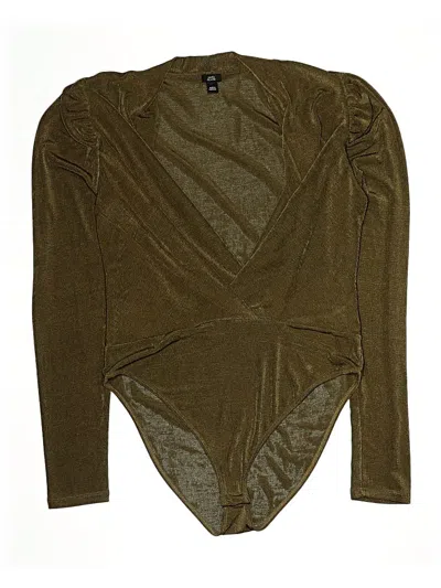 Pre-owned River Island Bodysuit In Brown