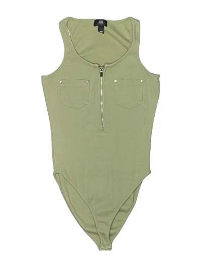Pre-owned River Island Bodysuit In Green