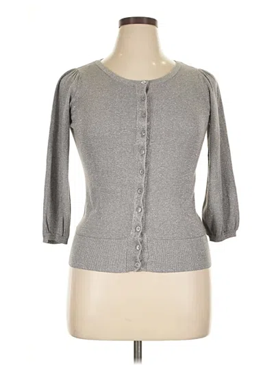 Pre-owned River Island Cardigan Sweater In Gray