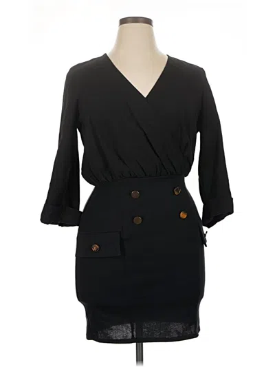 River Island Casual Dress In Black