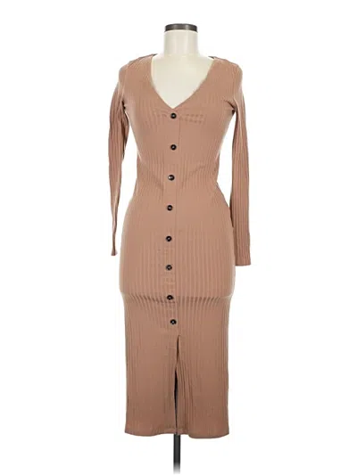 Pre-owned River Island Casual Dress In Brown
