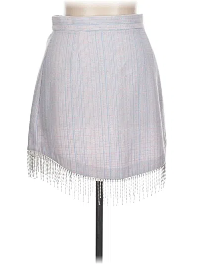 Pre-owned River Island Casual Skirt In Gray