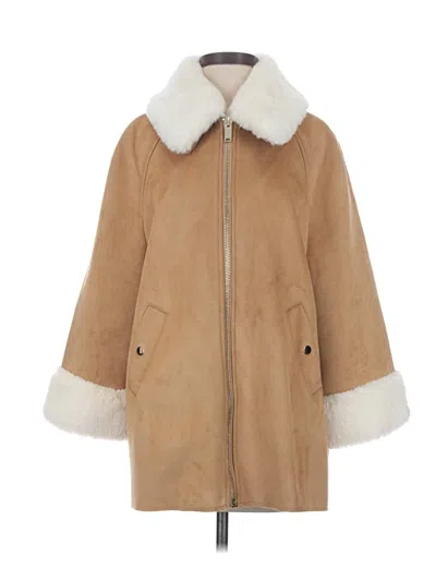 Pre-owned River Island Coat In Tan